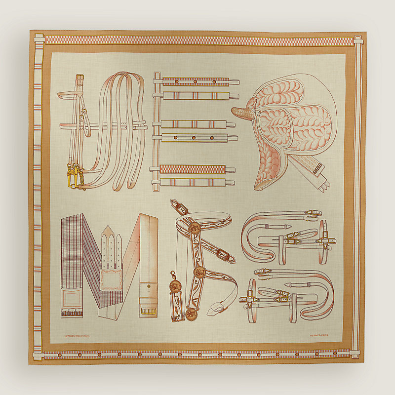 【こなれ感がUP】HERMES★Schal Tissage Equestre こなれ感がUP】HERMES☆Schal Tissage Equestre